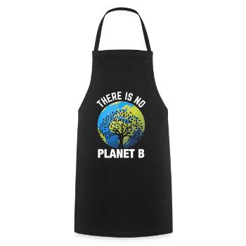 Earth day- Es gibt keinen Planet B - Kochschürze - Schwarz - Vorne - AI Model Male 185 dark (185cm)