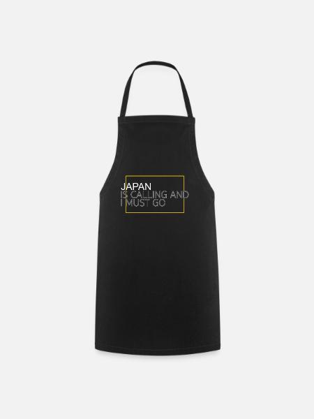 Japan Quote - Cooking Apron - black