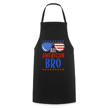 Lunettes de soleil All American Bro 4 juillet - Tablier de cuisine - noir - Devant - AI Model Male 185 dark (185cm)