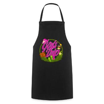 Girls Trip Beste Freundinnen Freundin - Kochschürze - Schwarz - Vorne - AI Model Male 185 dark (185cm)