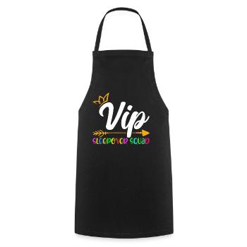 Escouade VIP Sleepover - Tablier de cuisine - noir - Devant - AI Model Male 185 dark (185cm)