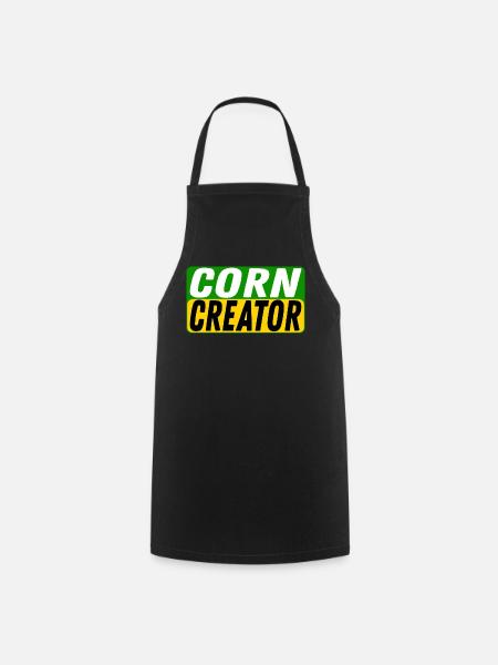 Corn Creator Corn Farmer Farmer Farmer - Cooking Apron - black