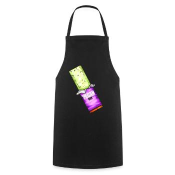 Green Sweets Vegan Bar Pour Végétarien Et Végétalien - Tablier de cuisine - noir - Devant - AI Model Male 185 dark (185cm)
