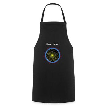 Higgs-Boson - Kochschürze - Schwarz - Vorne - AI Model Male 185 dark (185cm)