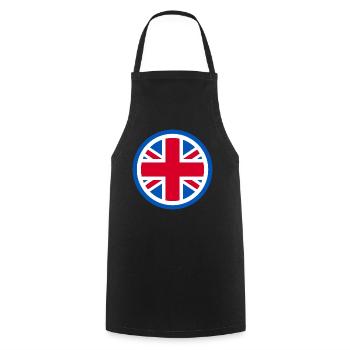 Regno Unito - Union Jack - Grembiule da cucina - nero - Fronte - AI Model Male 185 dark (185cm)