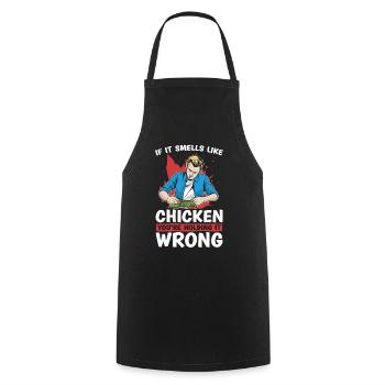 Ham Radio If It Smells Like Antenna Radio Operator - Cooking Apron - black - Front - AI Model Male 185 dark (185cm)