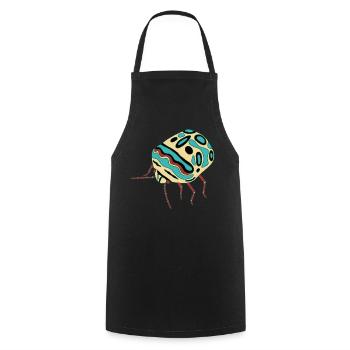 Multicolored insect - Cooking Apron - black - Front - AI Model Male 185 dark (185cm)