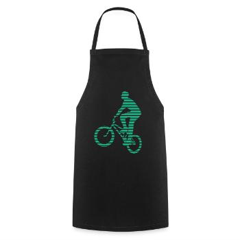 BMX - Kochschürze - Schwarz - Vorne - AI Model Male 185 dark (185cm)