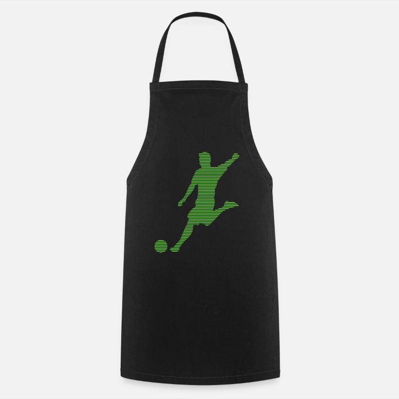 Fußball - Kochschürze - Schwarz