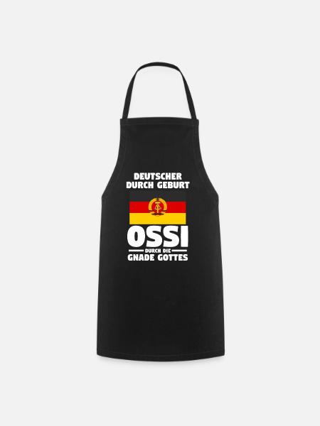Ostdeutschland Ossi Deutschland DDR - Kochschürze - Schwarz