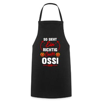 Ostdeutschland Ossi Deutschland DDR - Kochschürze - Schwarz - Vorne - AI Model Male 185 dark (185cm)