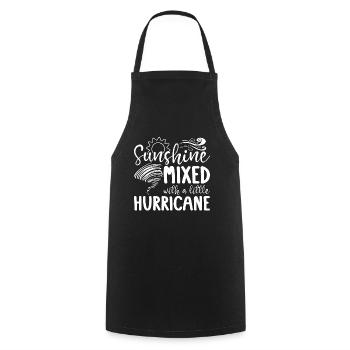Tornadoes Sunshine Mixed With Loves Tornado Watch - Cooking Apron - black - Front - AI Model Male 185 dark (185cm)