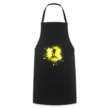 Alpinisme - Tablier de cuisine - noir - Devant - AI Model Male 185 dark (185cm)