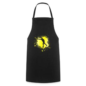Boxing - Cooking Apron - black - Front - AI Model Male 185 dark (185cm)