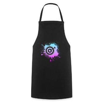 Darts - Cooking Apron - black - Front - AI Model Male 185 dark (185cm)