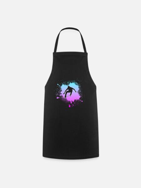 skating - Cooking Apron - black
