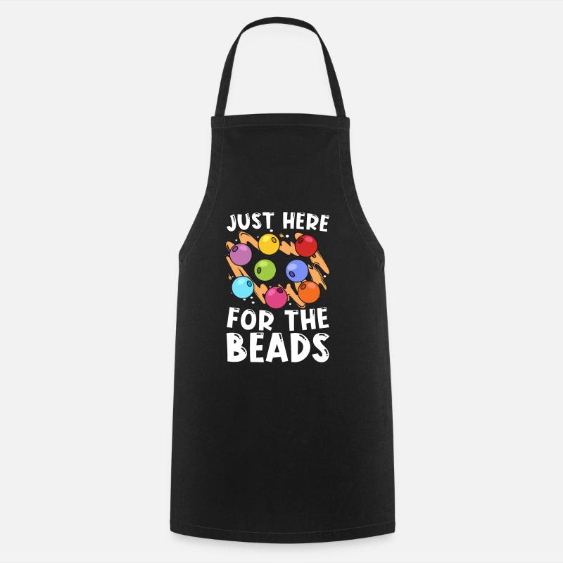 Beading Just Here For The Beadwork Jewelry Beader - Kochschürze - Schwarz