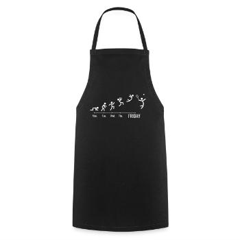 Tennis Tennis Ball Tennis Player Weekend Tennis - Cooking Apron - black - Front - AI Model Male 185 dark (185cm)