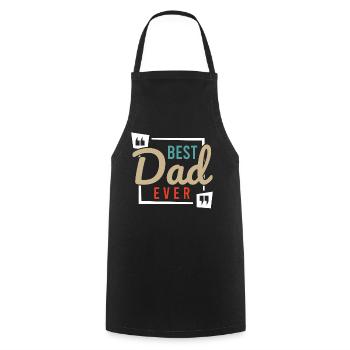Super Dad, Daddy, Best Daddy Daddy Father's Day - Cooking Apron - black - Front - AI Model Male 185 dark (185cm)