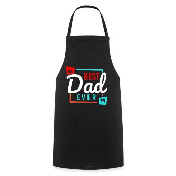 Super Dad, Daddy, Best Daddy Daddy Father's Day - Cooking Apron - black - Front - AI Model Male 185 dark (185cm)