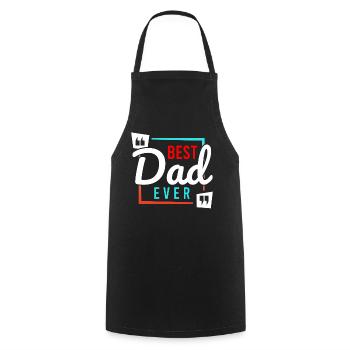 Super Dad, Daddy, Best Daddy Daddy Father's Day - Cooking Apron - black - Front - AI Model Male 185 dark (185cm)