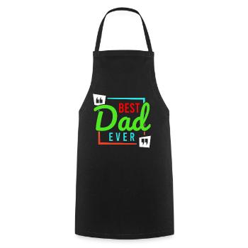 Super Dad, Daddy, Best Daddy Daddy Father's Day - Cooking Apron - black - Front - AI Model Male 185 dark (185cm)