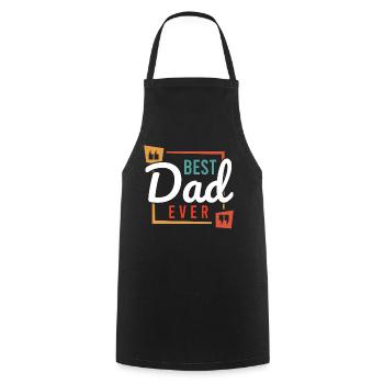Super Dad, Daddy, Best Daddy Daddy Father's Day - Cooking Apron - black - Front - AI Model Male 185 dark (185cm)