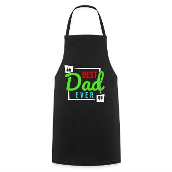 Super Dad, Daddy, Best Daddy Daddy Father's Day - Cooking Apron - black - Front - AI Model Male 185 dark (185cm)