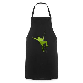 Grimper - Tablier de cuisine - noir - Devant - AI Model Male 185 dark (185cm)