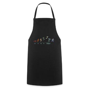 Paintball Airsoft gaming Softair Games Vintage - Cooking Apron - black - Front - AI Model Male 185 dark (185cm)