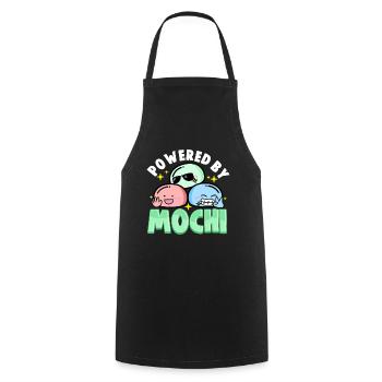 Propulsé par mochi - Tablier de cuisine - noir - Devant - AI Model Male 185 dark (185cm)