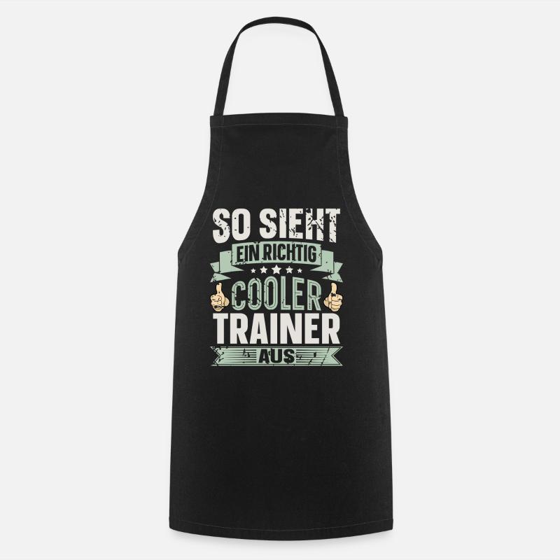 Trainer - Kochschürze - Schwarz