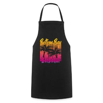 Bottom Bay Barbados - Cooking Apron - black - Front - AI Model Male 185 dark (185cm)