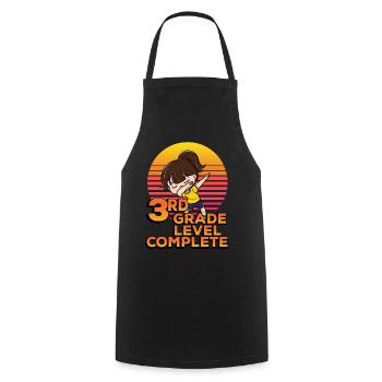 3ème niveau de classe complètement mignon fille de dabbing - Tablier de cuisine - noir - Devant - AI Model Male 185 dark (185cm)
