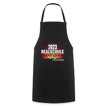 Realschule bestanden Realschulabschluss 2023 - Kochschürze - Schwarz - Vorne - AI Model Male 185 dark (185cm)