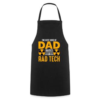 X-ray Tech Le meilleur technicien en radiologie de technologie de roue pour enfants - Tablier de cuisine - noir - Devant - AI Model Male 185 dark (185cm)