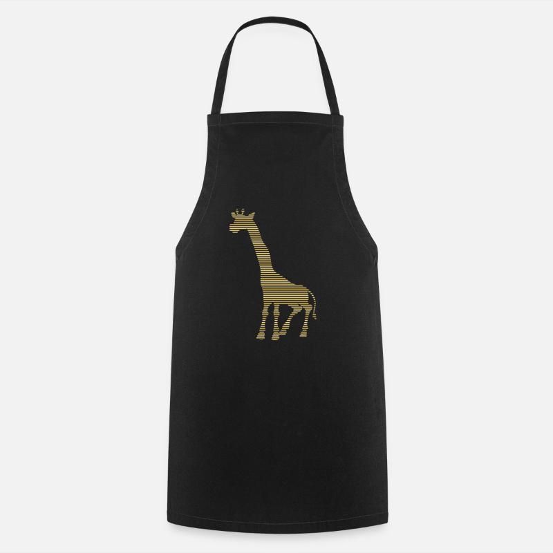 Giraffe - Cooking Apron - black