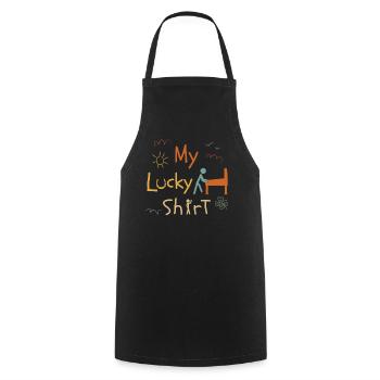 Pinball Arcade Game Slots - Cooking Apron - black - Front - AI Model Male 185 dark (185cm)