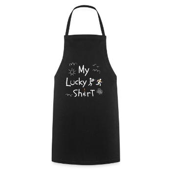 Paintball Airsoft gaming Softair Games Fun - Cooking Apron - black - Front - AI Model Male 185 dark (185cm)