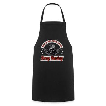 Racing Driver Racing Car Tuning Racing Motorsport - Cooking Apron - black - Front - AI Model Male 185 dark (185cm)