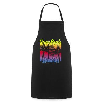 Poipu Beach Hawaii - Cooking Apron - black - Front - AI Model Male 185 dark (185cm)