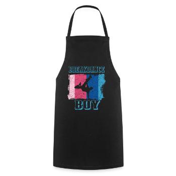 Breakdance Young Breakdancers BBoy - Cooking Apron - black - Front - AI Model Male 185 dark (185cm)