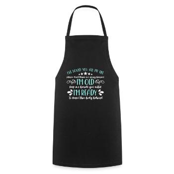 Abandoned Pets I've Loved You All Homeless Animals - Cooking Apron - black - Front - AI Model Male 185 dark (185cm)