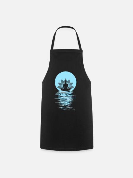 Yoga Yogini Santé Méditation Tenues Filles - Tablier de cuisine - noir