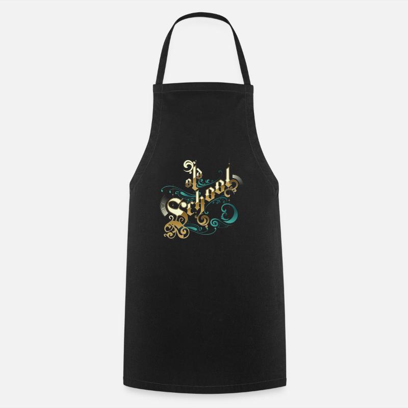 Old school - Tablier de cuisine - noir