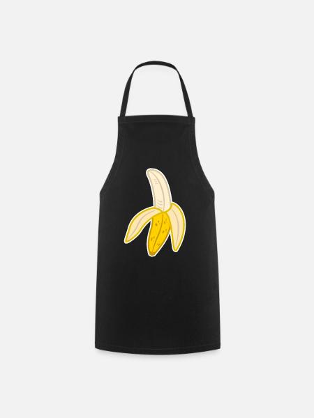 Banana Bananas - Cooking Apron - black