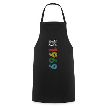 Édition limitée 1969 - Tablier de cuisine - noir - Devant - AI Model Male 185 dark (185cm)