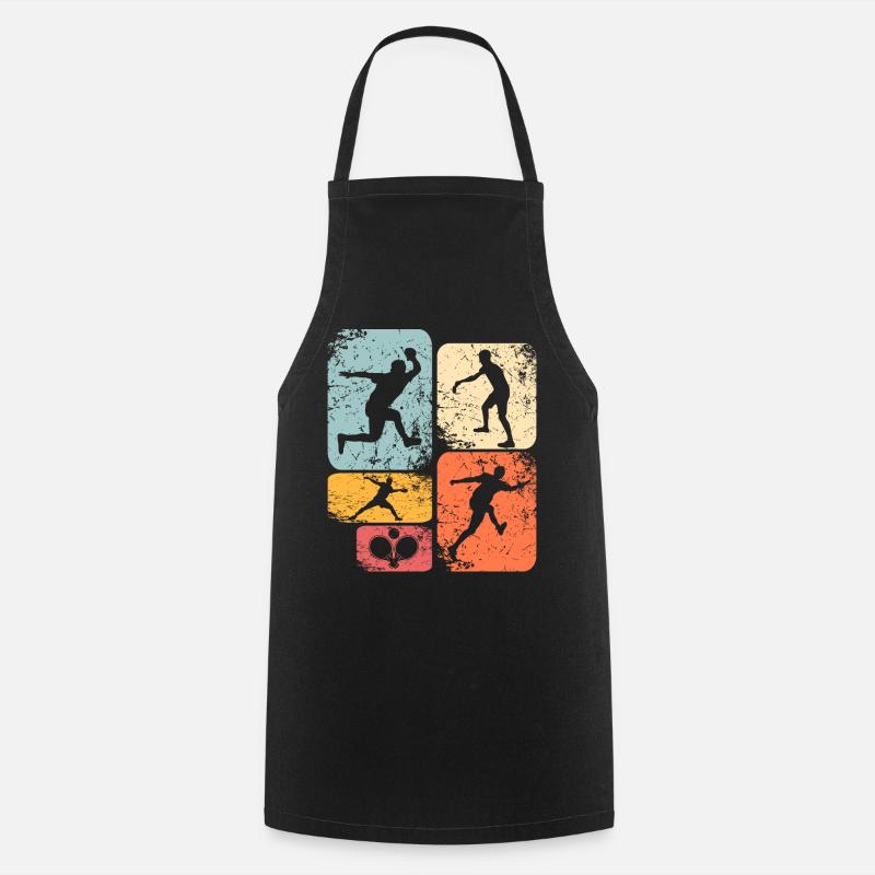 Ping-pong - Tablier de cuisine - noir