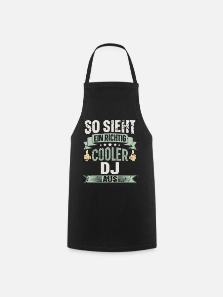 Dj - Kochschürze - Schwarz