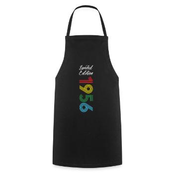 Édition limitée 1956 - Tablier de cuisine - noir - Devant - AI Model Male 185 dark (185cm)